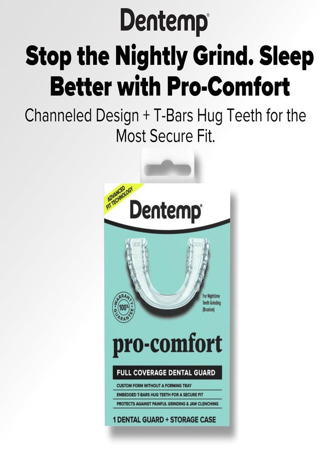 Dentemp Pro-Comfort Full Coverage Dental Guard | Mouth Guard for Jaw Clenching. Bruxism or Teeth Grinding at Night (2 Count) - Image 2